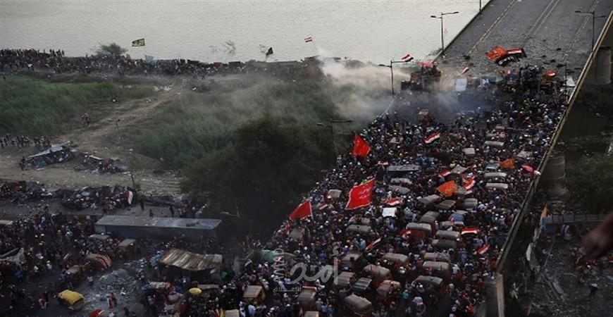 وفاة 4 متظاهرين متأثرين بجراحهم في مستشفى بغداد