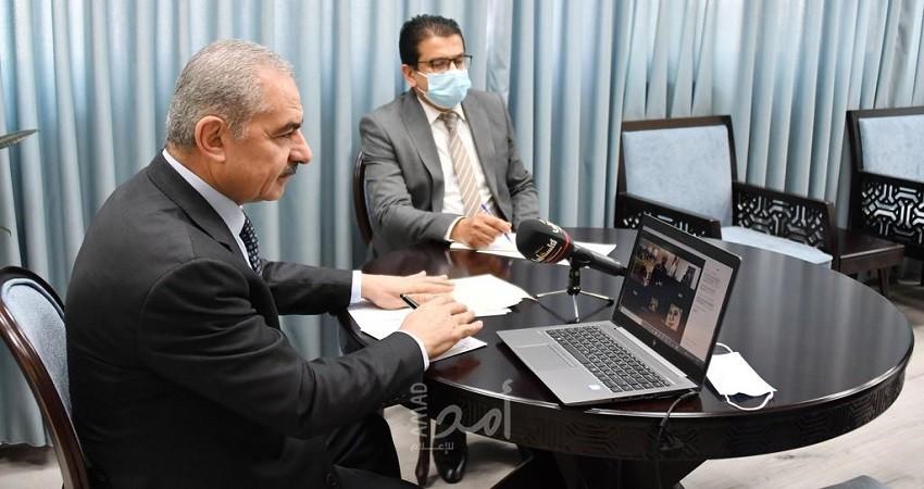 اشتية: تركيزنا ضمن أهداف التنمية المستدامة على تقليل البطالة والفقر