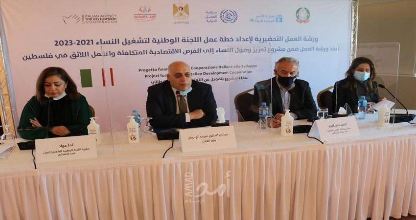 أبو جيش يؤكد أهمية صياغة الأنظمة والقوانين لرفع نسبة مشاركة النساء في سوق العمل
