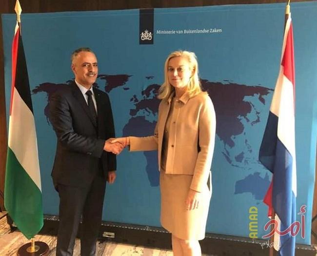 أبو دياك يبحث مع وزير التجارة الخارجية الهولندية سبل التعاون ودعم قطاع العدالة