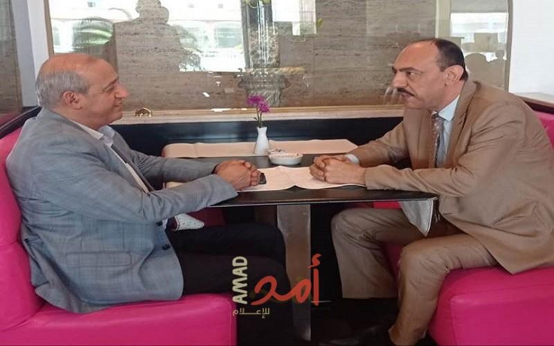 مزهر والمصري يبحثان مبادرة العشائر لإنهاء الانقسام