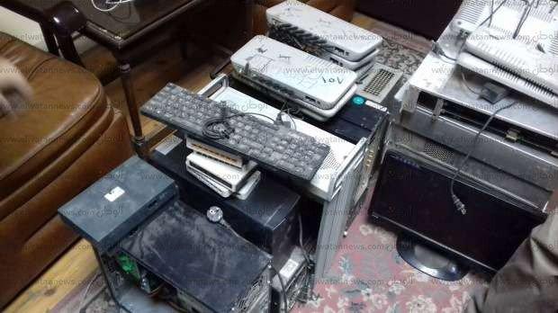 مصر: صور مضبوطات المتهمين في أكبر شبكة للتخابر مع تركيا