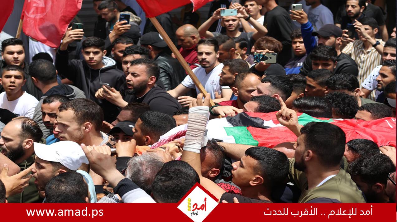 الجبهة الشعبيّة تُشيّع جثمان شهيدها عدي اللوح - صور
