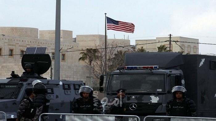 إطلاق نار في محيط السفارة الأمريكية في الأردن