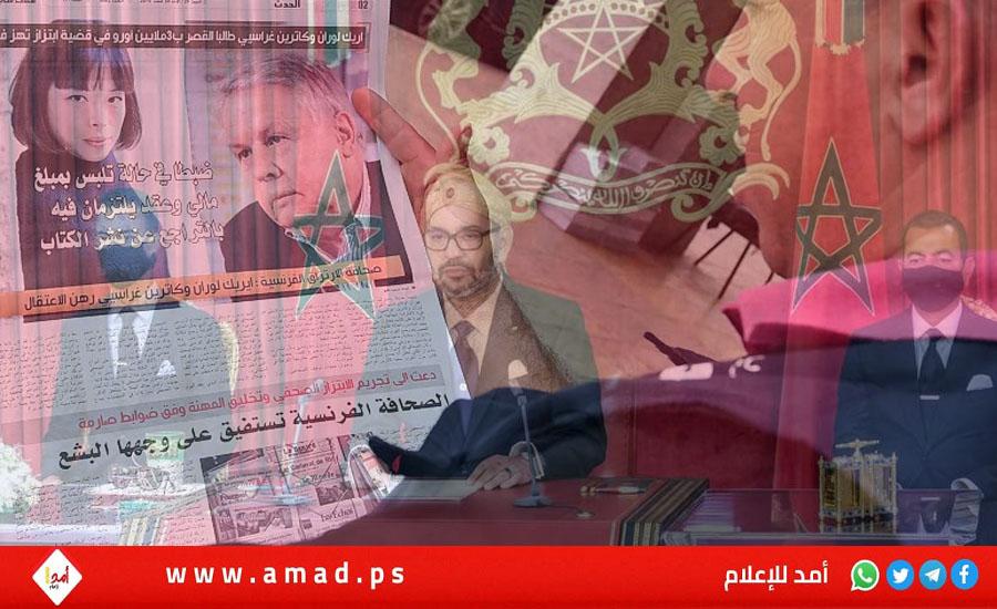 القضاء الفرنسي يدين صحافيين لمحاولة ابتزاز الملك المغربي