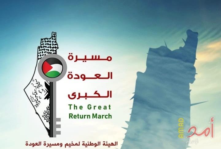اللجنة العليا لمسيرة العودة: غداً إضراباً شاملاً حداداً على أرواح الشهداء