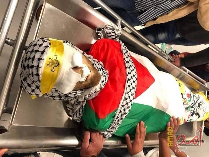 بالصور.. تشييع جثمان الشهيد "محمد شريتح" في رام الله