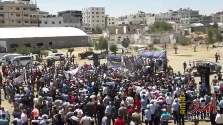 غزة: قوة أمنية  من حماس تهاجم  وقفة حراك "#ارفعوا_العقوبات" - فيديو و صور