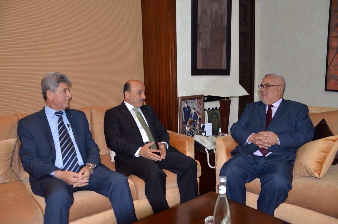 الحساينة مع رئيس الوزراء المغربي بن كيران