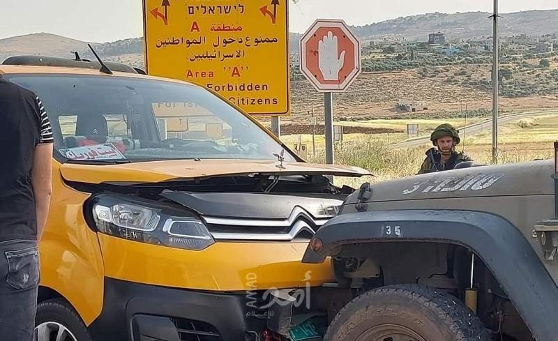 نابلس: إصابة (3) معلمات في حادث تصادم بين مركبة فلسطينية وجيب يتبع لجيش الاحتلال