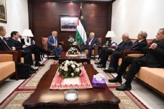 عباس يستقبل المبعوث الروسي الخاص بالشرق الأوسط