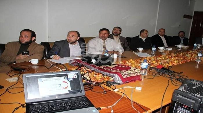 صحة حماس تستضيف الخبير الدولي في الاقتصاد الصحي "سيد جنيد"