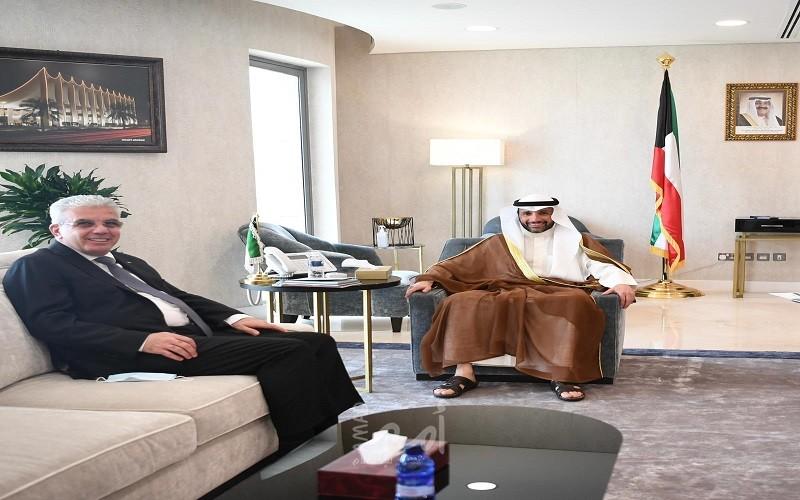 السفير طهبوب يجتمع مع رئيس مجلس الأمة الكويتي مرزوق الغانم