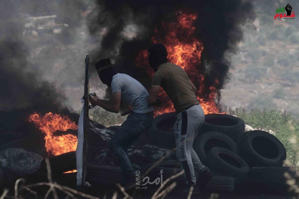إصابات بالرصاص المعدني خلال قمع جيش الاحتلال لمسيرة كفر قدوم