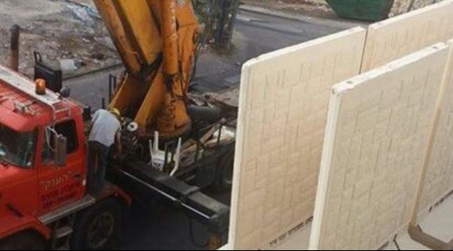 قوات الاحتلال تشرع ببناء مقاطع من الجدار في أراضي يعبد