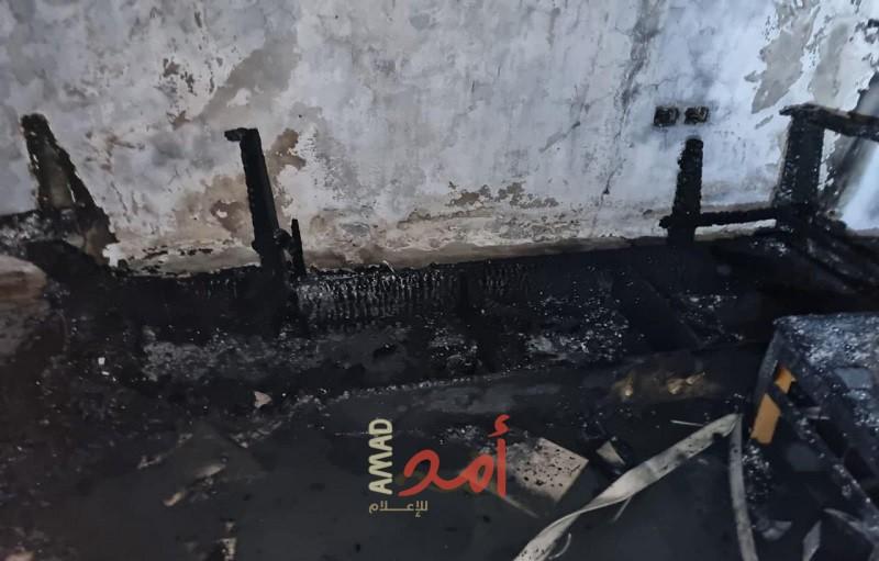 القدس: (10) إصابات بحريق منزل في "بيت صفافا"