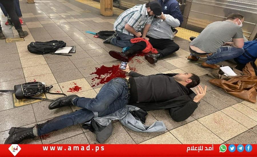 إعلام أميركي: 13 مصاباً في إطلاق النار بمحطة بروكلين بنيويورك -فيديو وصور