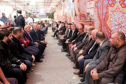 هنية يقدم واجب العزاء لذوي الشهيد "أحمد حجيلة"