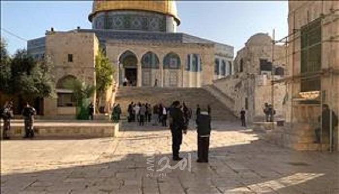 86 مستوطناً يقتحمون الأقصى بحراسة مشددة من شرطة الاحتلال