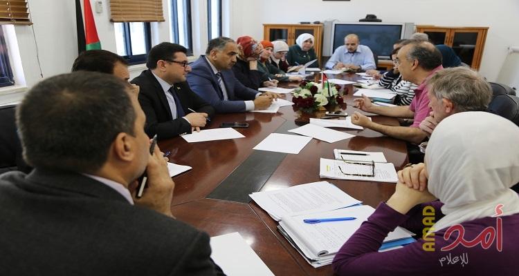 التربية تبحث مع البنك الدولي متابعة سير العمل في المشاريع المشتركة