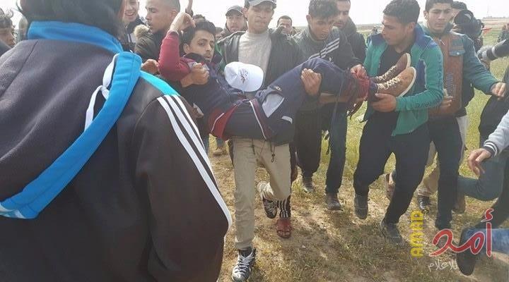 جهاد فرينة هو الشهيد السادس في يوم الأرض والعودة في غزة