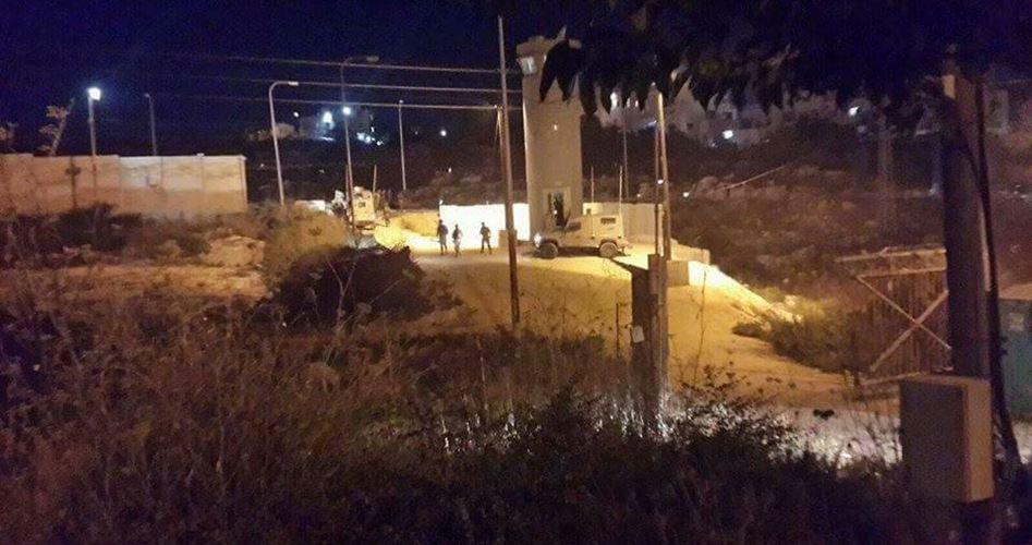 إطلاق نار تجاه موقع عسكري للاحتلال بالخليل
