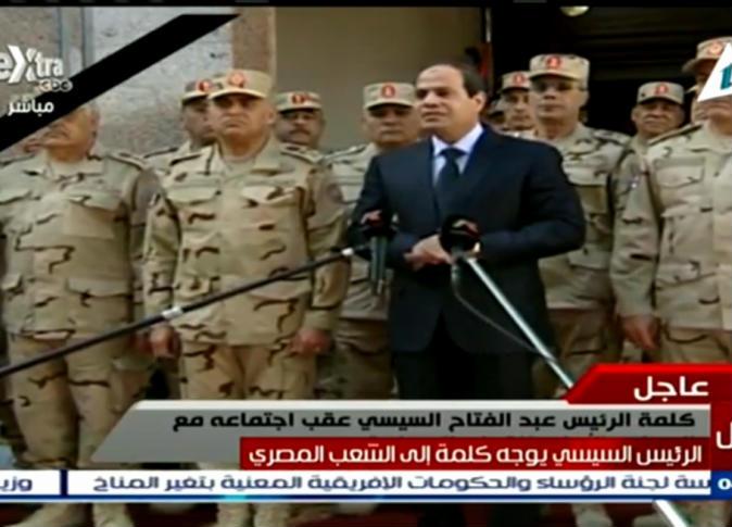فيديو - السيسي:  "مش هنسيب سيناء، ياتبقى للمصريين يا نموت"..ويكشف تهديد قيادي اخواني له
