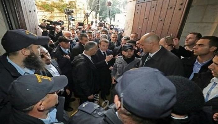 فرانس برس: نوبة غضب ماكرون في القدس محور تعليقات وسائل الإعلام الإسرائيلية والفلسطينية