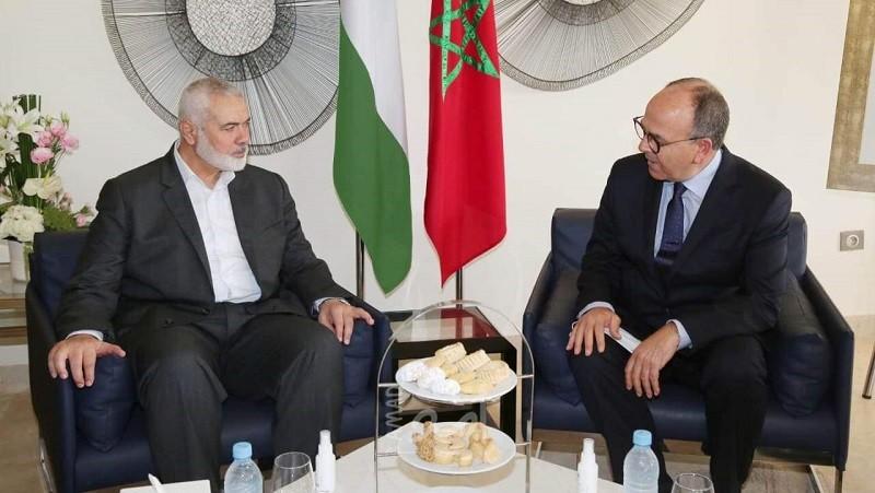 المغرب: هنية يلتقي رئيسي مجلس النواب والمستشارين
