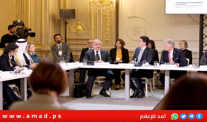 في باريس..د.اشتية:  الوقت من دم في قطاع غزة..و المحاكم الدولية لمجرمي الحرب في "إسرائيل"