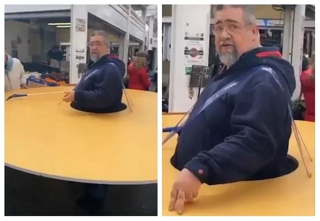 حيلة إيطالي لتجنب الإصابة بـ"كورونا" .. شاهد
