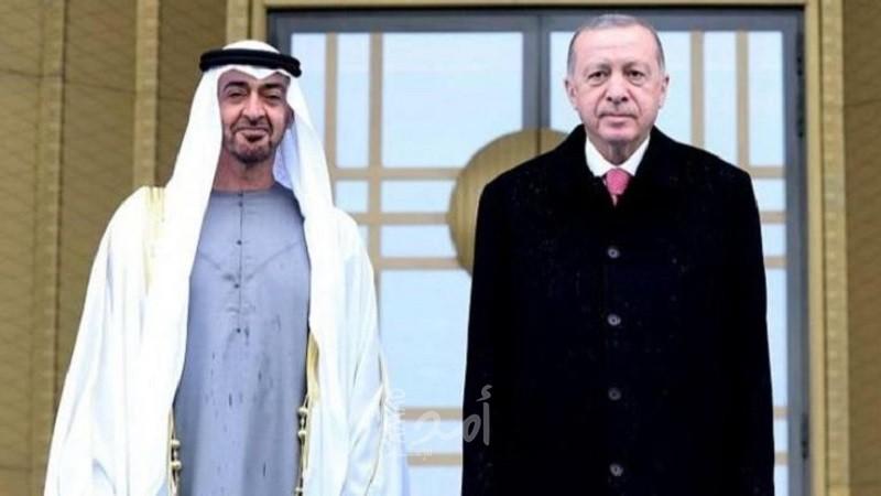 محمد بن زايد والرئيس التركي يبحثان هاتفيًا سبل تعزيز العلاقات الثنائية