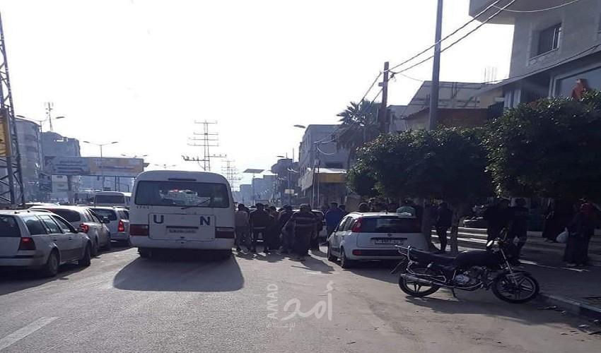 غزة: إصابة في حادث سير بالمنطقة الوسطى