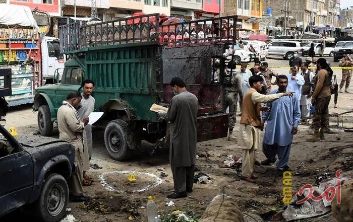 بالصور.. (16) قتيلاً في انفجار بمدينة كويتا عاصمة إقليم بلوشستان الباكستاني