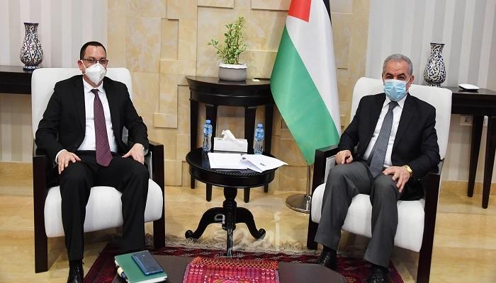 أشتية يستقبل سفير جمهورية نيكاراغوا لدى فلسطين
