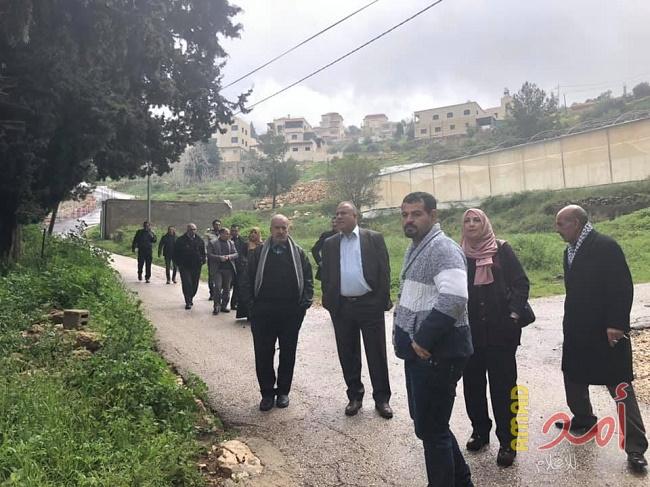 قطامي يتعهد بمنح القرى محيط القدس الأولوية من الدعم المقدم من الصناديق العربية