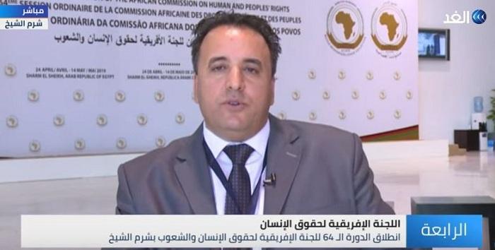 بالفيديو.. الحقوقي "الحر": عدم مشاركة ليبيا باجتماعات اللجنة "الإفريقية" نتيجة الحصار المسلح