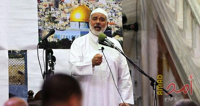هنية: مايحدث في القدس يثير قلوبنا وأوجاعنا ويكشف طبيعة الصراع الديني الحضاري