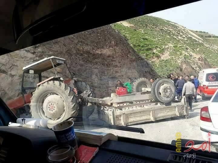 اصابات بحادث سير في نابلس