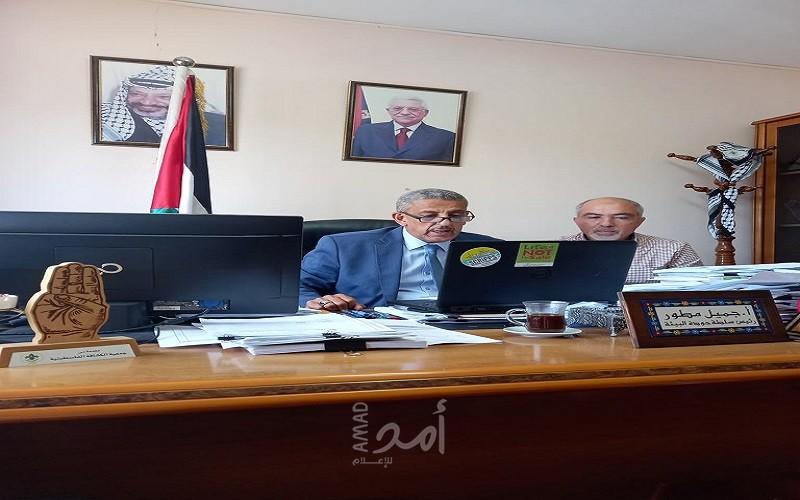 المطور يفتتح ورشة عمل لعرض خطط العمل المناخي في فلسطين