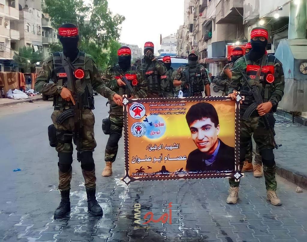 الديمقراطية وجناحها العسكري تحيي الذكرى السنوية الـ26 لاستشهاد عصام أبو علوان