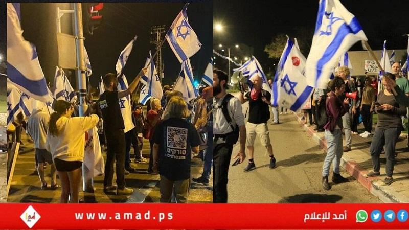 مئات الإسرائيليون يحتجون ضد خطاب نتنياهو- فيديو وصور