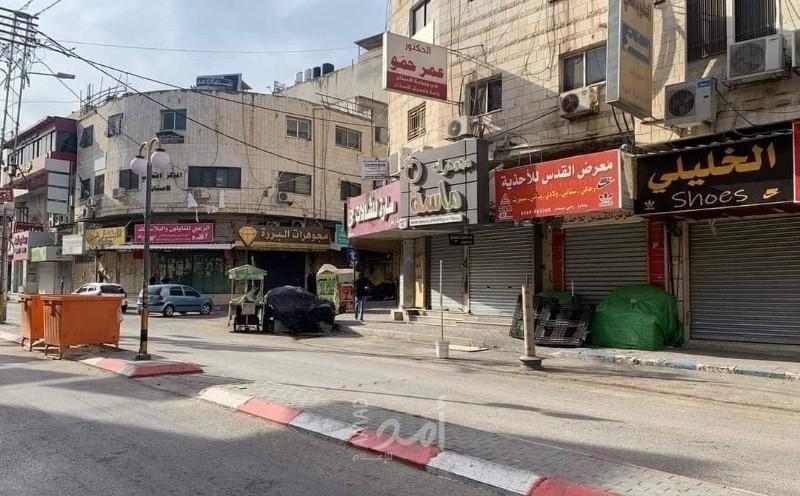 إضراب شامل في رام الله والبيرة حدادًا على أرواح شهداء جنين