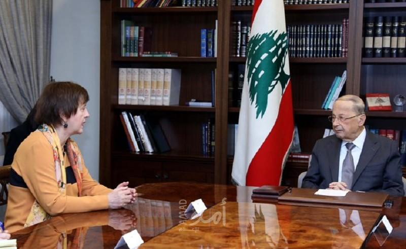 عون: لبنان يلتزم بتنفيذ القرار (1701) ودعم عمل "اليونيفيل"