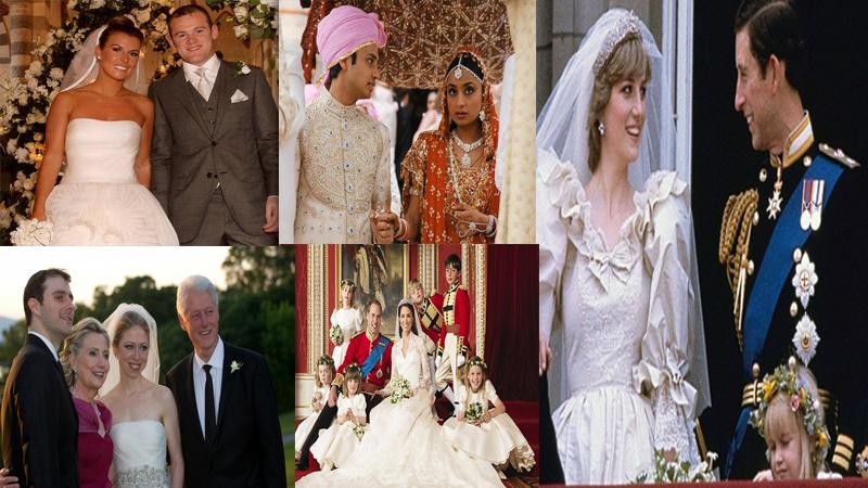 أغلى 5 حفلات زفاف بالعالم