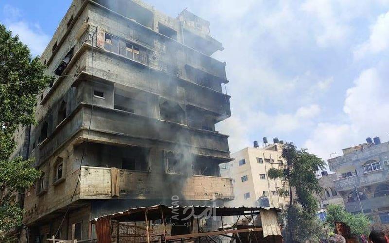 إصابات في حريق منزل بجنين
