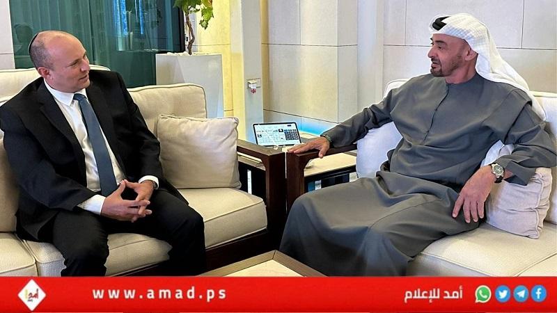بعد رفضه استقبال نتنياهو..بن زايد يلتقي بينيت في أبو ظبي