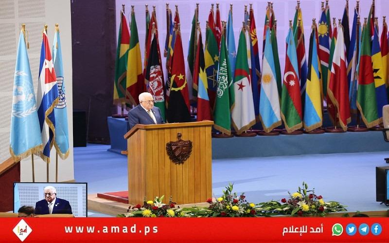 الرئيس عباس: عازمون على التغلب على الظلم التاريخي الذي خنق تنمية شعبنا وأعاق تطلعاته