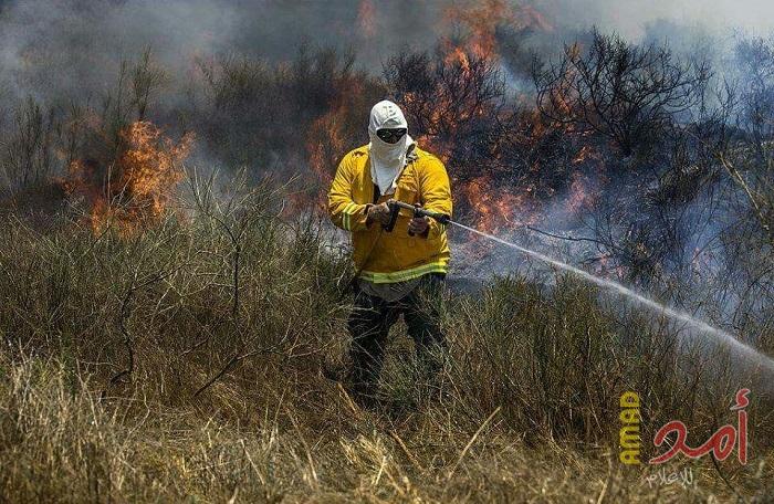 محدث.. الإعلام العبري: 5 حرائق اندلعت داخل السياج الفاصل شرق القطاع