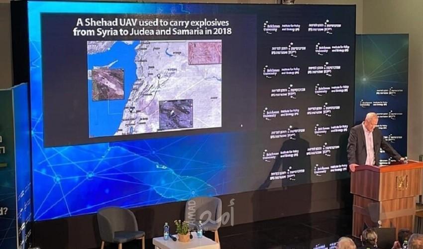 غانتس: إيران حاولت نقل متفجرات إلى الضفة عبر طائرات مسيرة